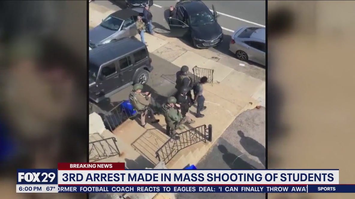 Video: New footage shows 3rd suspect arrested in mass shooting that left 8 students injured